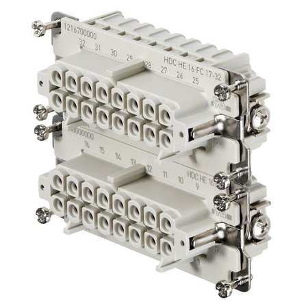 WEIDMULLER Rectangular Connector HDC HE 16 FC 17-32